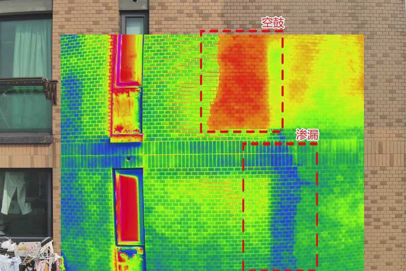 红外热成像建筑体检2